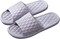 SKY-TOUCH Ultra-light,Super Durable and Waterproof Non-Slip Slippers for Women Men Light Weight Flat Sandals, Shower Sandals Soft for Indoor Home Garden Bathroom Pool Size 42-43 Gray