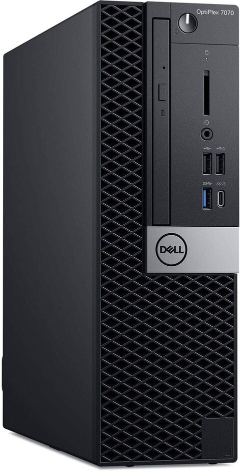 Dell OptiPlex 7070 Desktop Computer - Intel Core i7-9700 - 8GB RAM - 256GB SSD - Small Form Factor