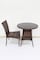 Ex Outdoor Furniture Rattan 2 Pieces Chairs And 1 Round Table (70Cm) (Wfs-001)