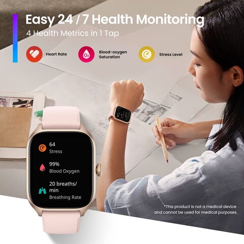 Amazfit health cheap watch black