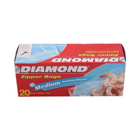 Diamond Large Freezer Bags