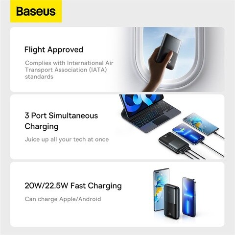 Baseus Online  Baseus Bipow Pro Digital Display Fast Charge Power