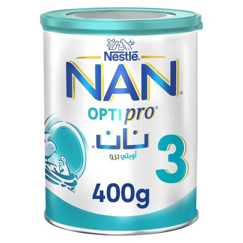 Buy Nestle NAN Optipro 3 Growing up Milk From 1 to 3 Years With 2’FL and BL Probiotic 400g in UAE