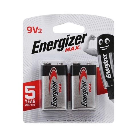 Energizer Max Alkaline Battery 9V&times;2pcs