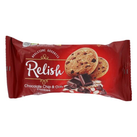 Relish Cookies Choco Chip And Oats 42 Gram