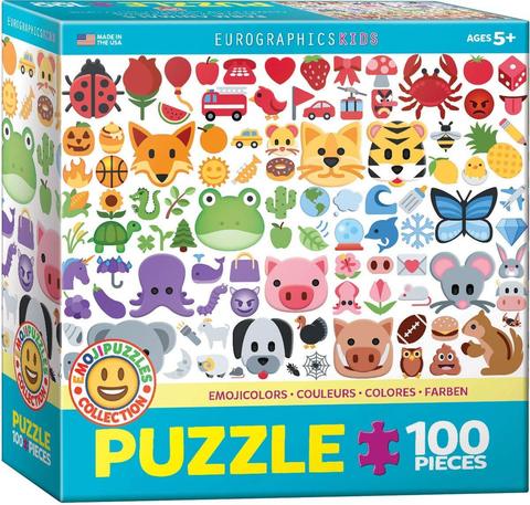 Eurographic Puzzles - Emoji Colors 100Pcs
