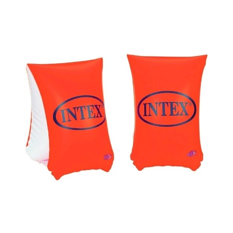 Intex Large Swimming Arm Bands Red Pack of 2