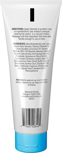 Advanced Clinicals Dark Spot Therapeutic Cream With Vitamin C Hydroquinone Free For Age Spots Blotchy Skin Face Hands Body Large 8Oz Tube 8 Ounce Multi