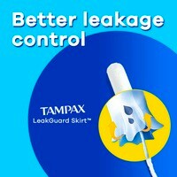 Tampax Cardboard Applicator Regular Absorbency Tampons White 12 Tampons