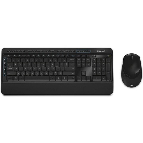 Microsoft Wireless Keyboard And Mouse 3050 Black
