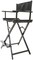 Tenghoda Lightweight Aluminum Foldable Makeup Chair Black