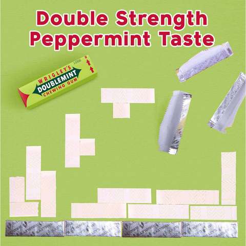 Wrigley&#39;s Doublemint Gum Sticks 13g Pack of 20
