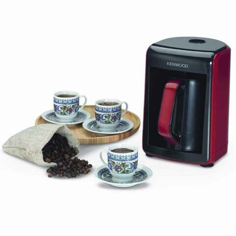 KENWOOD Turkish Coffee Maker 535W 5 Cups - Red
