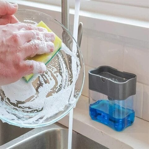 Aeakey Soap Dispenser,Dish Soap Dispenser for Kitchen Sink.Glass
