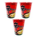 Buy Nongshim Shin Cup Noodle Soup 68g Pack of 3 in UAE