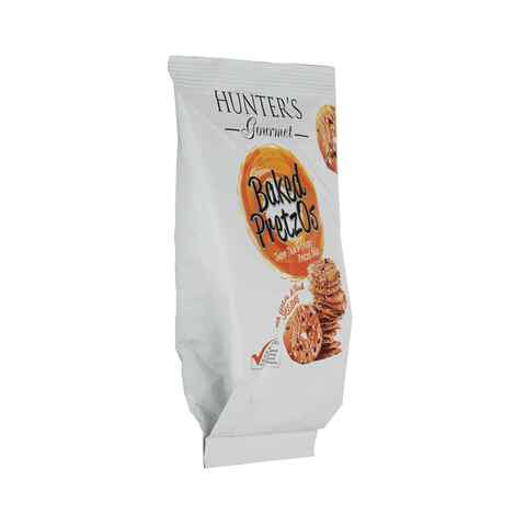 Hunter Foods Hunters Gourmet Baked Pretzos With Black And White Sesame 80g