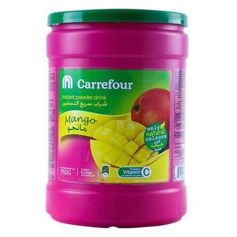 Carrefour Powder Drinks Mango 750g