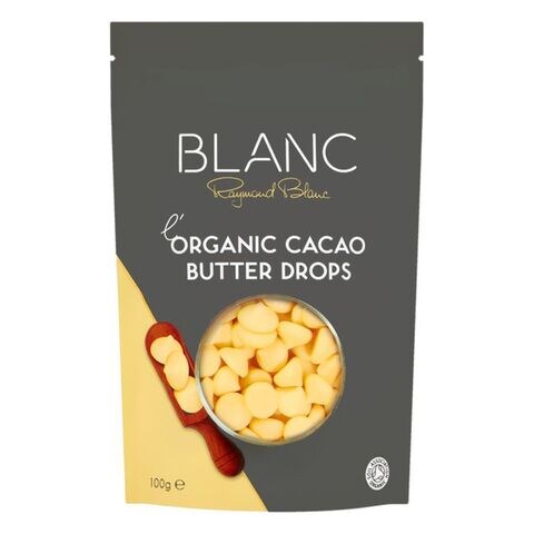 Raymond Blanc Organic Cacao Butter Drops 100g