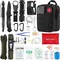 COOLBABY 23 Kinds Outdoor Gear Camping Survival Kit,Professional Emergency Kits Survival Gear and Equipment with Bag,for Men Camping Outdoor Adventures,Gift for Men