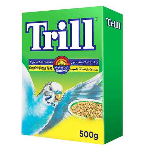 Trill Budgie Seed Mix Bird Food 500g
