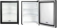 CHiQ 64L Beverage Cooling Cabinet With Static Cooling System, Glass Door, Less Noise, Super Energy Saving, Black, CSR85GCK1