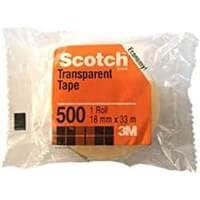 3M Scotch 500 Clear Tape in tower Box 500-3436C 18x33000mm
