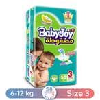 Buy Baby Joy Diapers - Medium Size 3 - 58 Diaper in Egypt