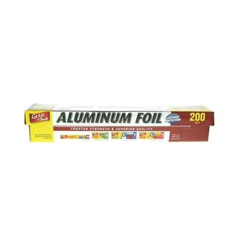 Glad Aluminium Foil Silver 200sqftx12