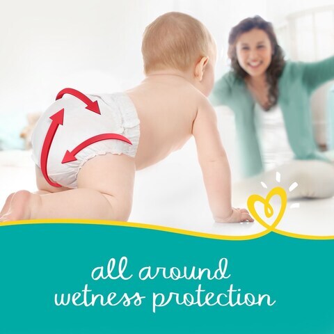 Pampers Baby-Dry Pants diapers Size 7 17+kg With Stretchy Sides for Better Fit and Leakage Protection 105 Count