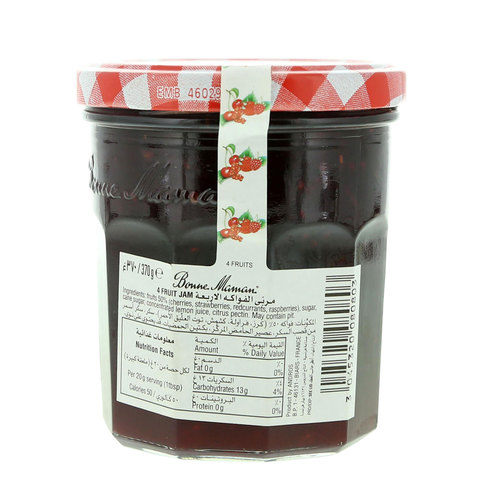 Jam - Bonne Maman - 4 red fruits, 370 g