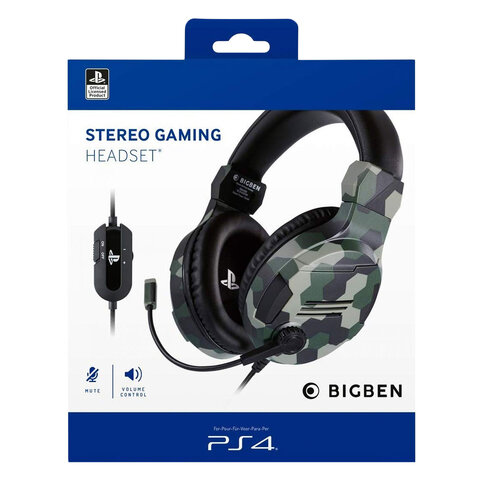 Buy Bigben PS4 Stereo Gaming Headset Green Online Shop