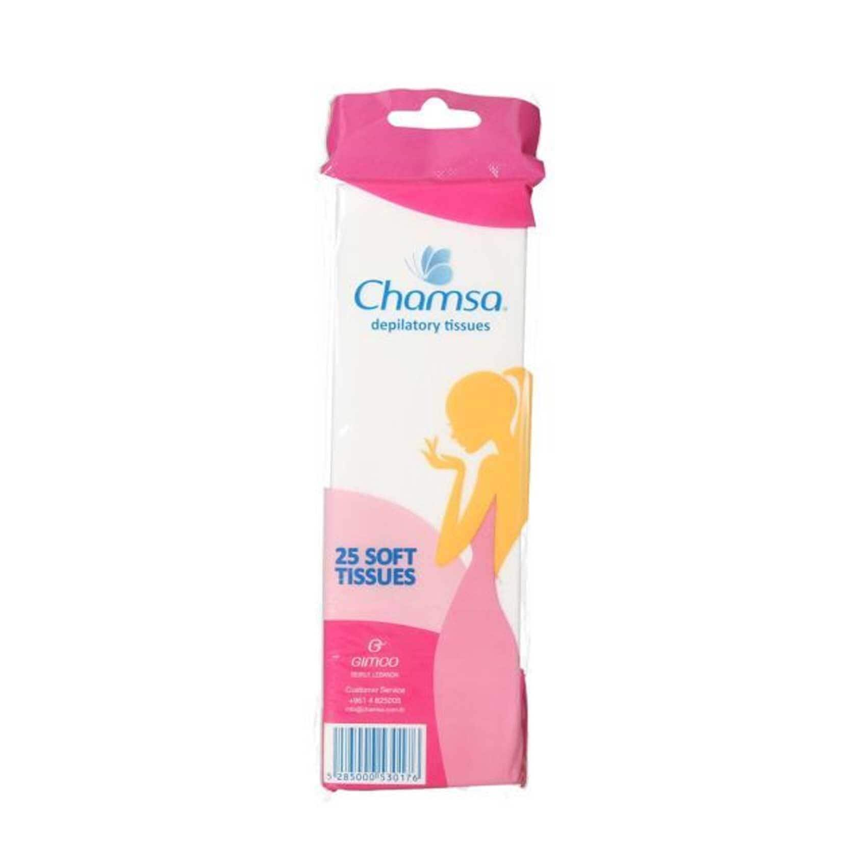 Chamsa 25 Soft Depilatory Tissues 25 s Online Carrefour Qatar