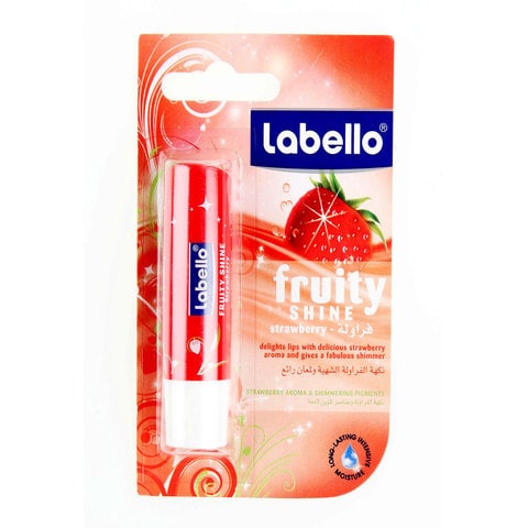 Labello Fruity Shine Strawberry Lip Balm 4.8 Gram