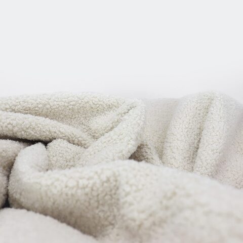 Luxe Decora CloudSac - Soft Fluffy Bean Bag (XL, Artic White)