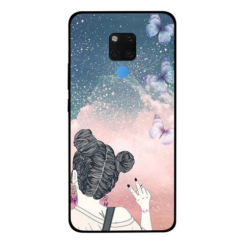 Theodor Protective Case For Huawei Mate 20 Victory Signs Silicone Cover