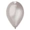 Gemar 12-inch Latex Balloon 100-Pack- 12-inch Size- Metallic Silver