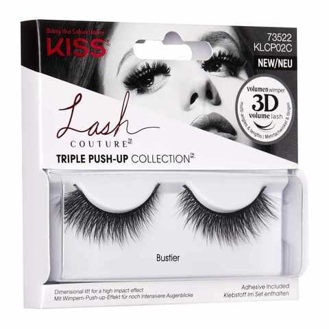 Kiss Lash Couture Triple Push-up Collection Reusable False Eyelashes KLCP02 Bustier