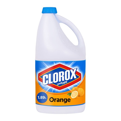 كلوركس مبيض مطهر ومنظف سائل برائحة البرتقال 1.89 لتر