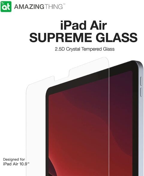 Amazing Thing Supreme Radix Tempered Glass for iPad Air (2022) 10.9 inch 5th Generation and iPad Air 4th Gen (2020) Screen Protector