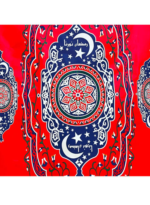 Generic مفرش طاولة رمضان متعدد الألوان 120 × 200 سم
