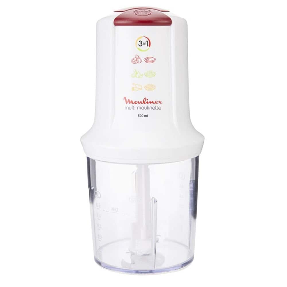 nerveus worden seks voor het geval dat Buy Moulinex AT711 400 W 3-in-1 Multi Moulinette Mini Chopper (500 ml,  White/Red) Online - Shop Electronics & Appliances on Carrefour UAE