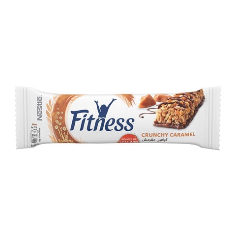 Buy Nestle Fitness Crunchy Caramel Cereal Bar 23.5g in Saudi Arabia