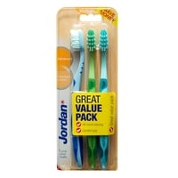 Jordan Advanced Cleaning Toothbrush Multicolour 3 PCS