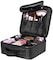 Generic Travel Makeup Case, Cosmetic Organizer Bag Makeup Train Case With Compartment Makeup Bursh Set Storage Bag (Black)