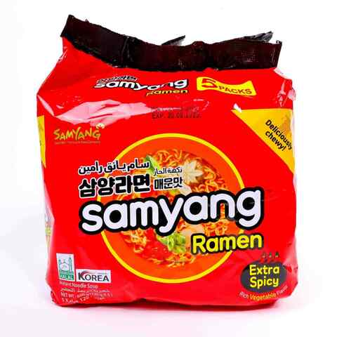 ساميانغ رامين بنكهة حارة 120 غرام حزمة من 5