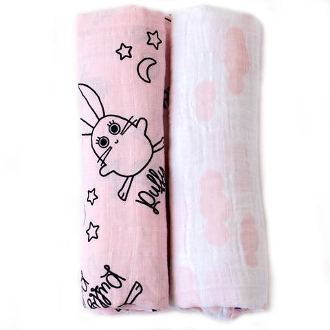 Muslin swaddle outlet blankets girl