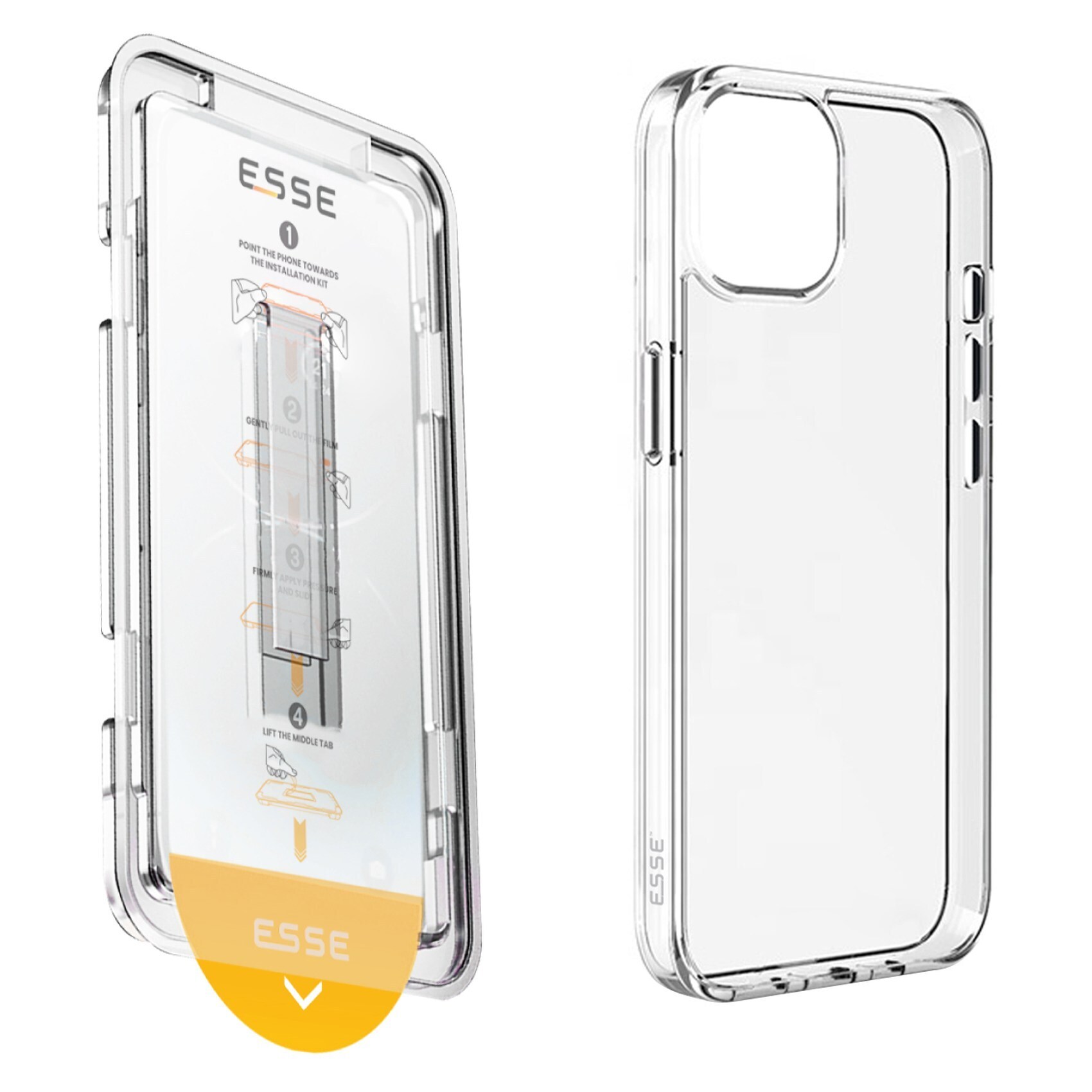 Buy Hyphen Case Cover For Apple iPhone 15 Plus Clear And Esse Tempered  Glass Screen Protector Online - Shop Smartphones, Tablets & Wearables on  Carrefour UAE