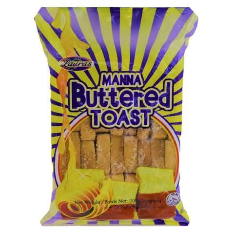 Lauras Manna Buttered Toast 200g
