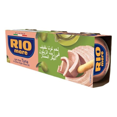 Rio Mare Light Meat Tuna In Extra Virgin Olive Oil 80g Pack of 3