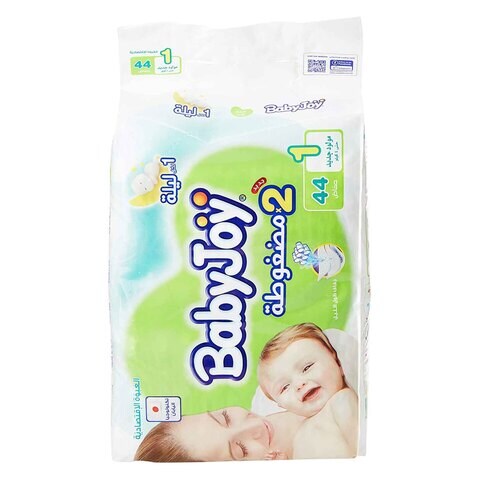 Buy BABY JOY COMPRESSED  DIAPERS  1(4)KG X44 in Kuwait